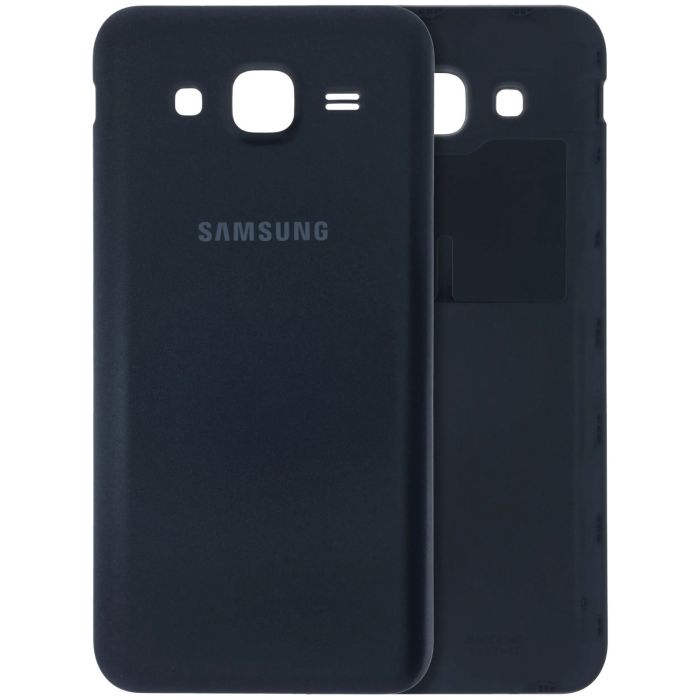 Rückseite Abdeckung für Samsung Galaxy J5 (J500/ 2015) (Service Pack) (Schwarz)