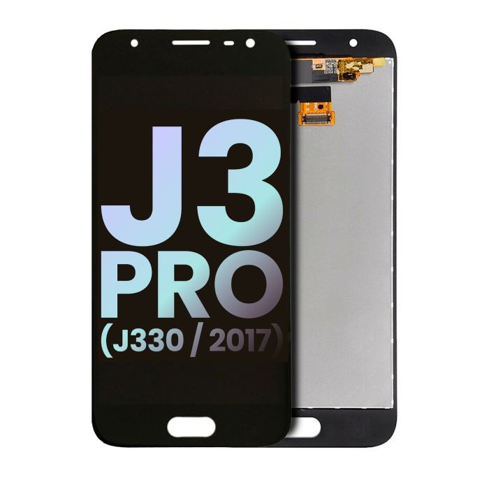 OLED Display ohne Rahmen für Galaxy J3 Pro (J330/ 2017) (Service Pack) (Schwarz)