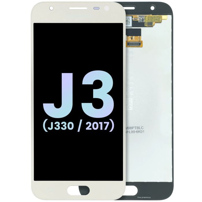 OLED Display ohne Rahmen für Galaxy J3 (J330) (Service Pack) (Gold)