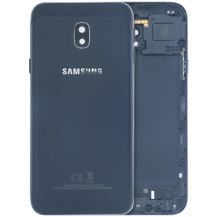 Rückglas für Samsung J3 Pro (J330/ 2017) (Service Pack) (Schwarz)