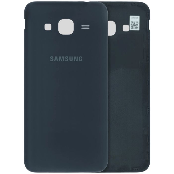 Rückseite Abdeckung für Samsung Galaxy J3 (J320/ 2016) (Service Pack) (Schwarz)