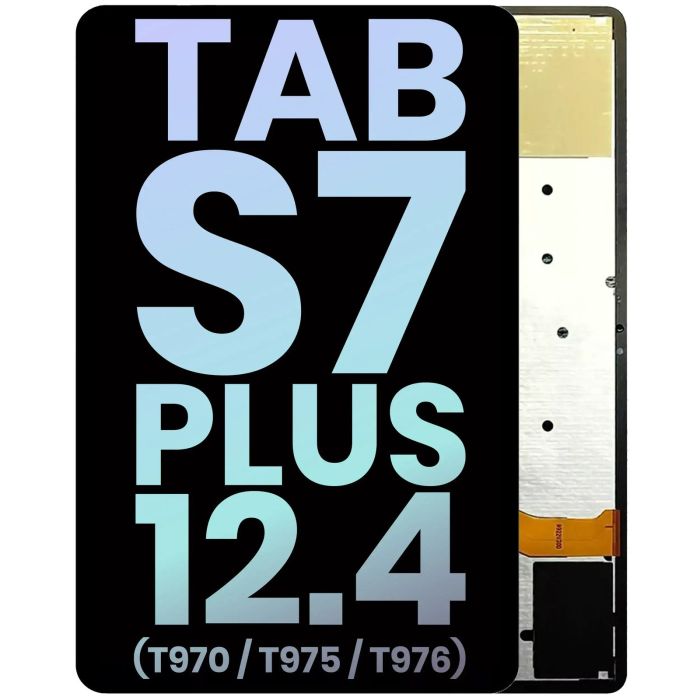 OLED Display ohne Rahmen für Galaxy Tab S7 Plus 12.4" (T970/ T975/ T976) (2020)