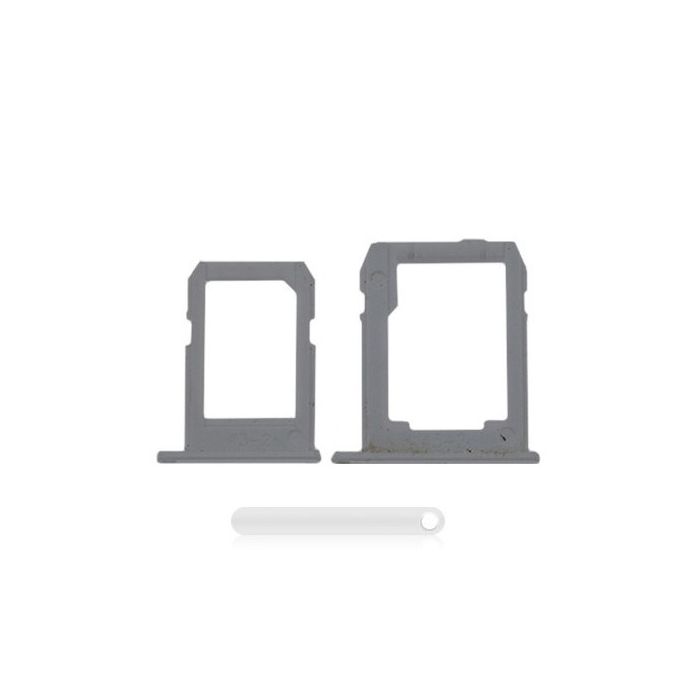 Sim und SD Card Tray für Samsung Galaxy Tab S2 8.0 T715/ T815 (Weiß) (2 Stück)