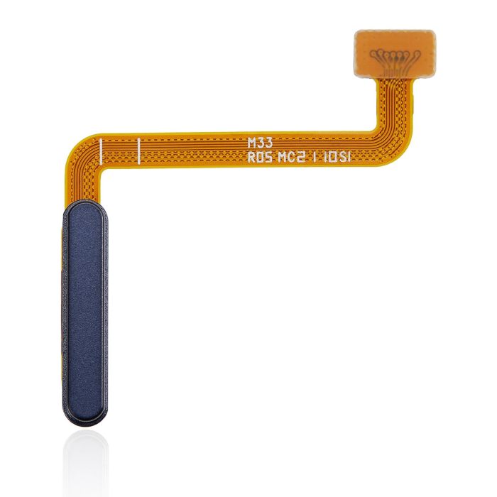 Fingerabdruck Leser mit Flexkabel für Samsung Galaxy M33 (M336/ 2022) (Blau)