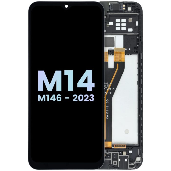 LCD Display mit Rahmen für Galaxy M14 (M146) (Service Pack) (All colors)