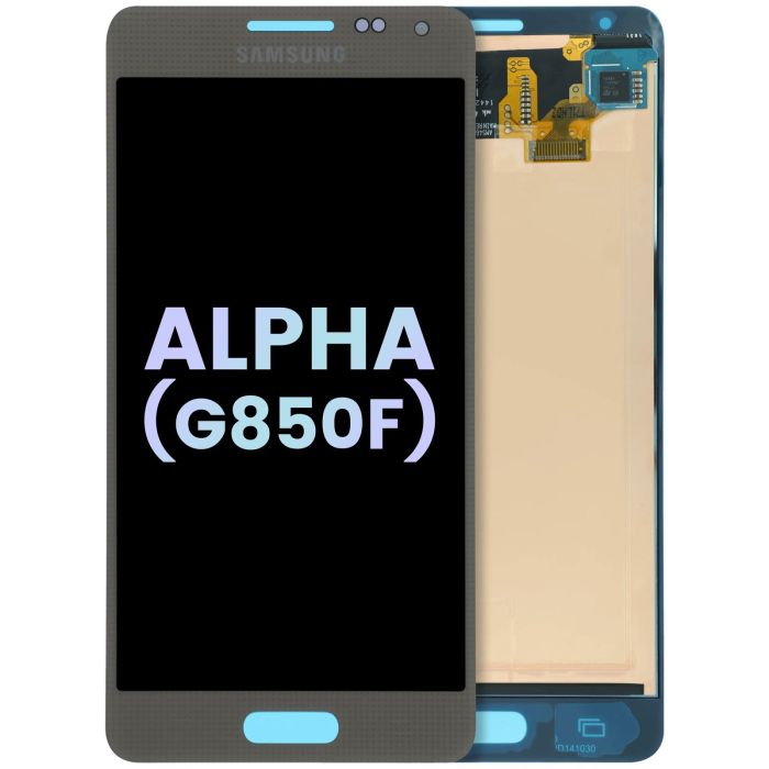 LCD Display ohne Rahmen für Galaxy Alpha (G850F) (Service Pack) (Gold)