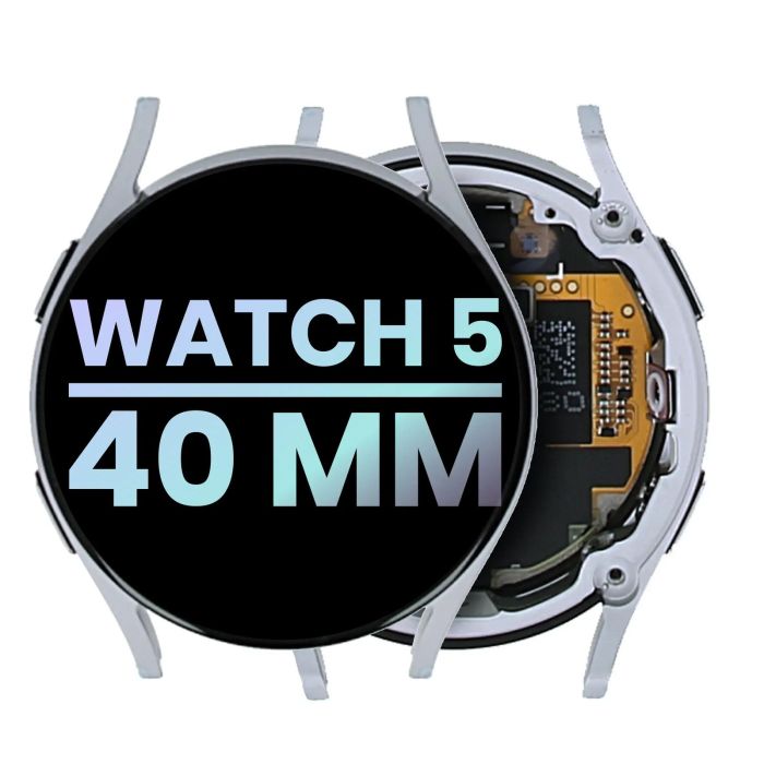 LCD Display Einheit für Samsung Galaxy Watch 5 (40mm) (Service Pack) (Silber)