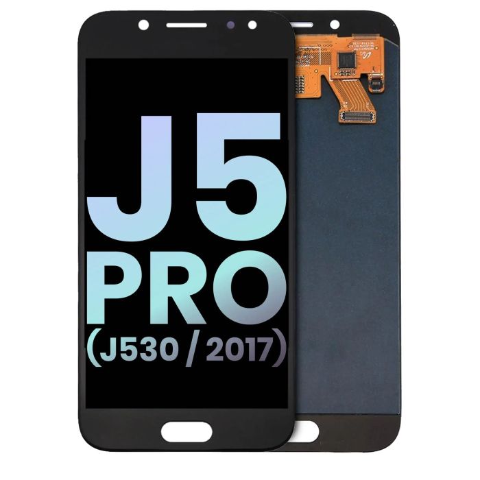 OLED Display ohne Rahmen für Galaxy J5 Pro (J530/ 2017) (Service Pack) (Schwarz)