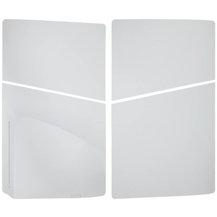 Blende Cover Oben Unten für Sony PlayStation 5 Slim Disc Edition (White)