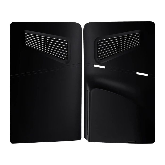 Gehäuse Shell für Sony PlayStation 5 Slim (Black) (2-teiliges Set)