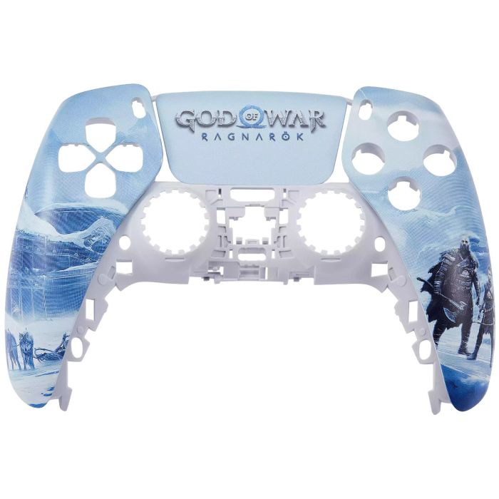 Controller Gehäuse für Sony PlayStation 5 (God of War) (Blue) (2-teiliges Set)