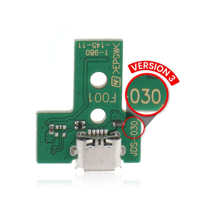 Micro USB Ladebuchse Platine mit 12-Pin Flexkabel für Sony PlayStation 4 Nr.4