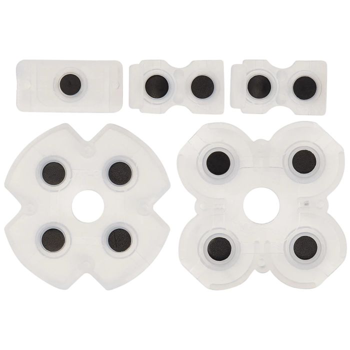 Leitgummi Pads für Sony PlayStation 4 Controller (Version 1: JDS-001/JDS-011)