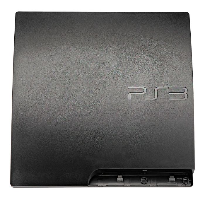 Gehäuse Oben Unten für Sony PlayStation 3 Slim (Black)