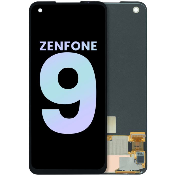 LCD Display Einheit without Rahmen für Asus ZenFone 9 (Original) (Schwarz)