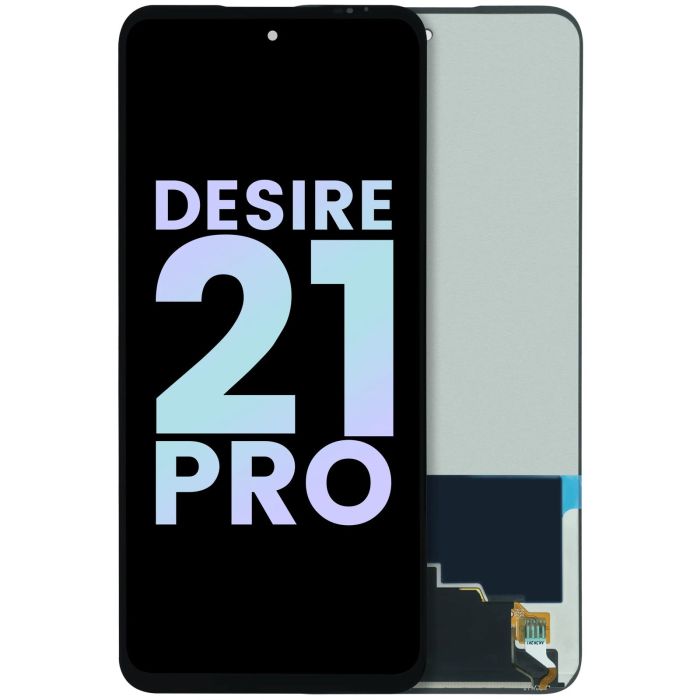 LCD Display Einheit ohne Rahmen für HTC Desire 21 Pro (Original) (Schwarz)