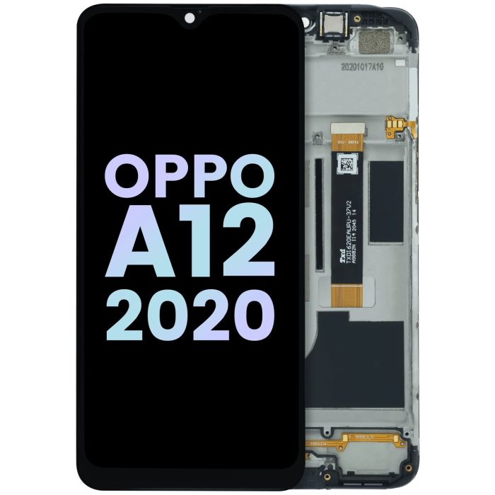 LCD Display Einheit mit Rahmen für Oppo A12 (2020) (Original) (alle Farben)