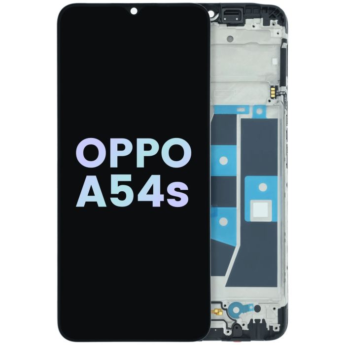 OLED Display Einheit mit Rahmen für OPPO A54s (Original) (alle Farben)