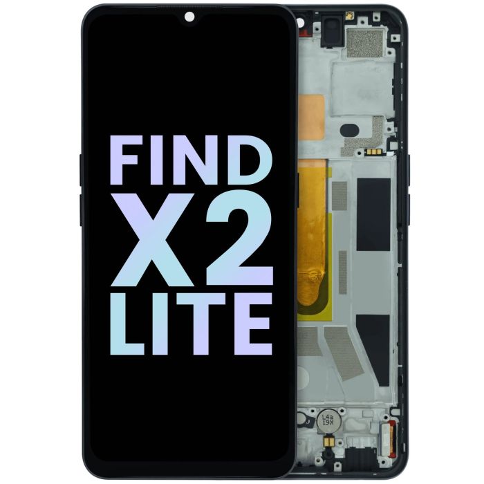 OLED Display mit Rahmen für Oppo Find X2 Lite (2020) (Service Pack)