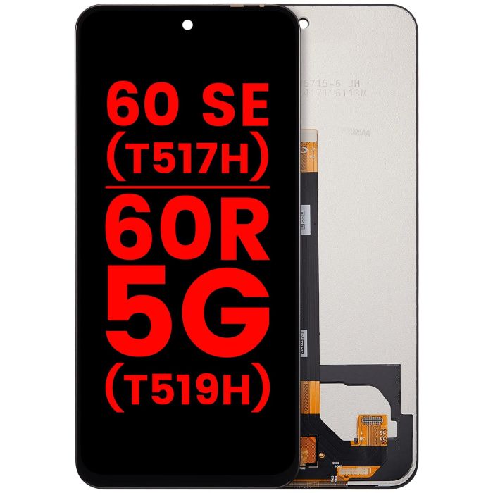 LCD Display ohne Rahmen für TCL 60 SE (T517H)/ 60R (T519H) (alle Farben)