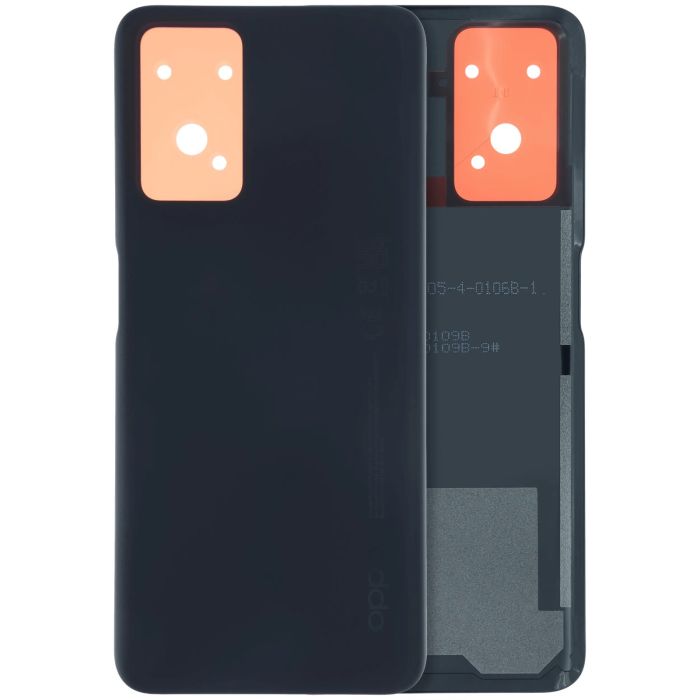 Rückglas für Oppo A76 (2022) (Service Pack) (Glowing Black)