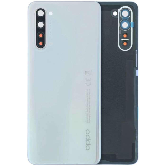 Rückglas mit Kameralinse für OPPO Find X2 Lite CPH2005 (Original) (Weiß)