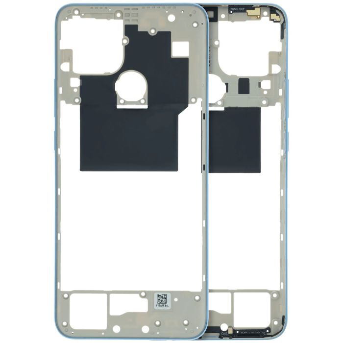 Mid Rahmen Gehäuse für OPPO A15 CPH2185 (Original) (Blau)