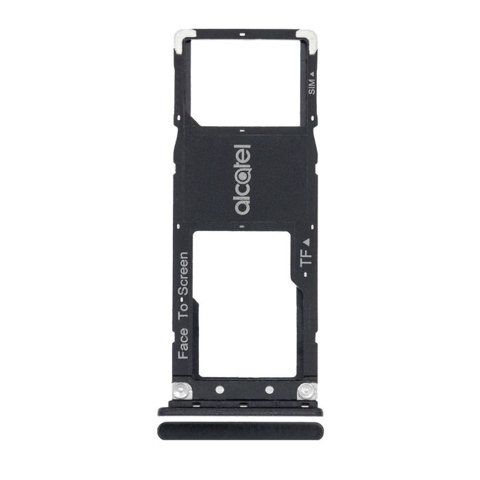 SIM-Kartenschacht Single für Alcatel 3C (5026/ 2018) (Schwarz)