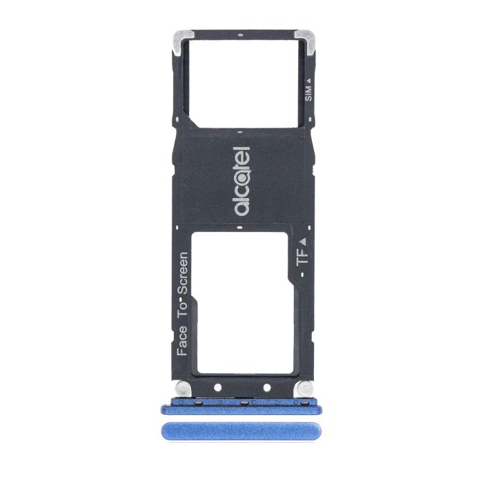 SIM-Kartenschacht Single für Alcatel 3C (5026/ 2018) (Blau)