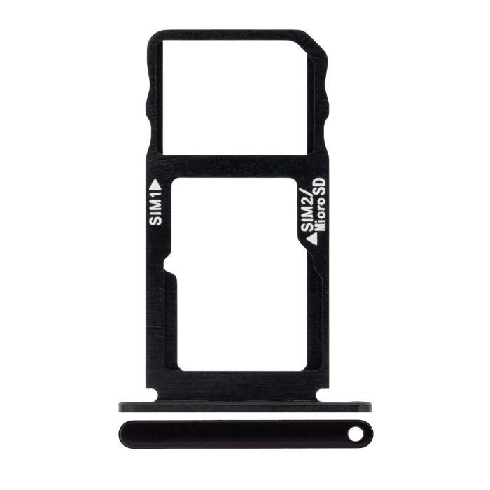 SIM-Kartenschacht für BlackBerry KEY2 (BBF100 Serie) (Schwarz)