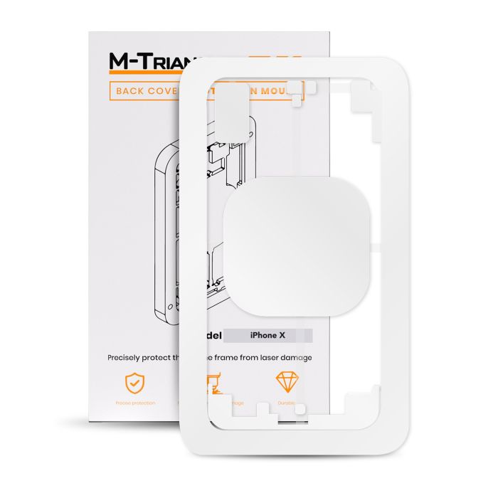 Laser-Schutzform für iPhone X (M-Triangel)