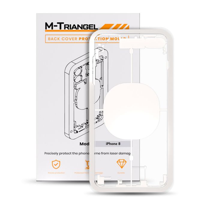 Laser-Schutzform für iPhone 8 (M-Triangel)