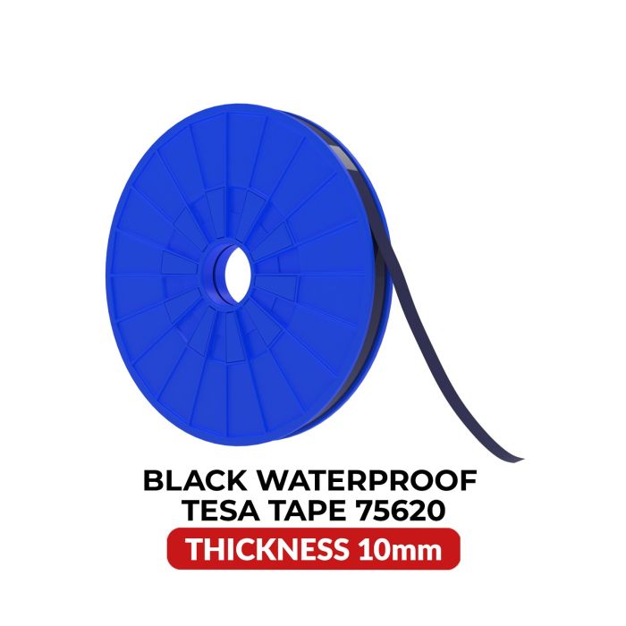 Tesa Modell 75620 doppelseitig Acryl wasserdicht Schwarz Klebeband