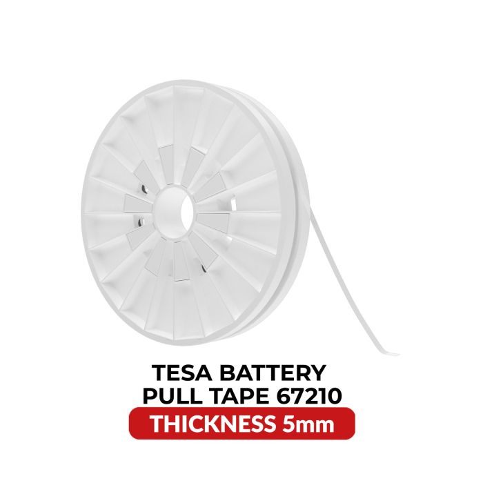 Tesa Modell 67210 Klebeband zum Lösen (Akkukleber) (5 mm x 25 m)