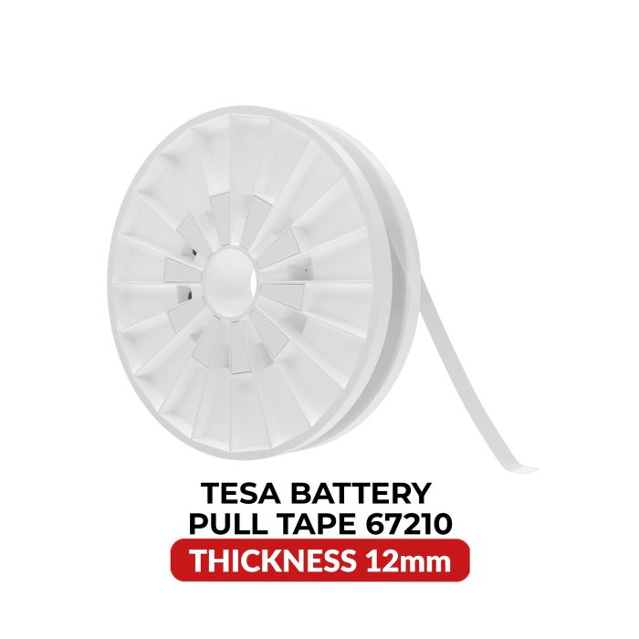 Tesa Modell 67210 Klebeband zum Lösen (Akkukleber) (12 mm x 25 m)