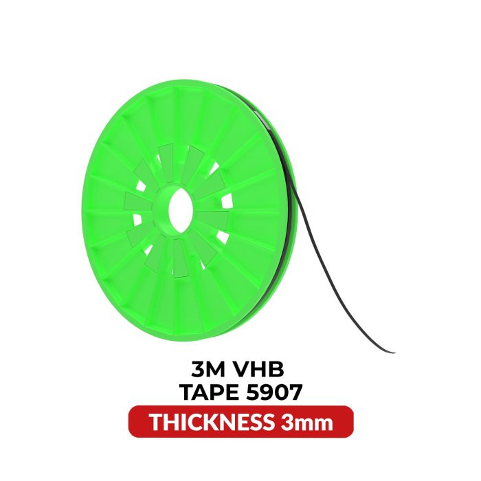 doppelseitiges Acryl-Klebeband (3 mm x 25 m) (3M Modell VHB 5907)