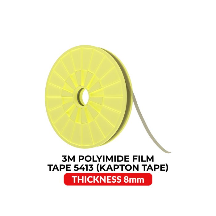 hitzebeständiges Kapton-Klebeband (8 mm x 33 m) (3M Modell 5413)