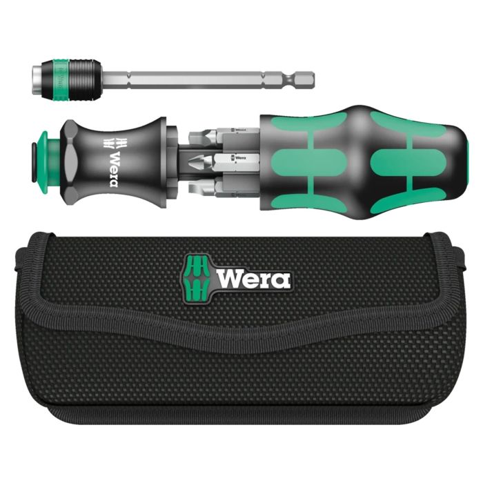 Wera Kraftform Kompakt 26 Schraubendreher- und Bit-Set mit Tasche (7-teilig)
