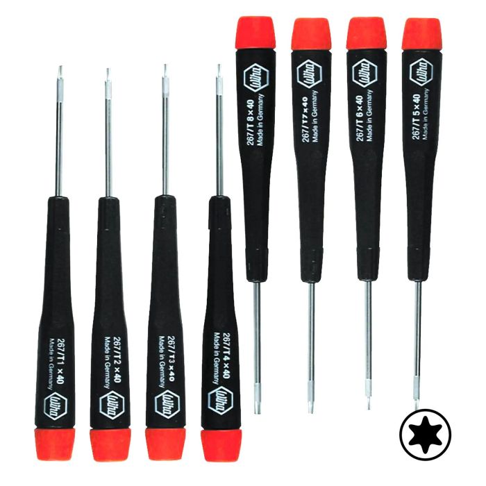 Wiha 8 teilig Präzisions Torx Schraubendreher-Set (26791)
