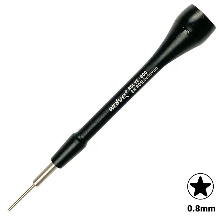 Wolve Serie Pentalobe/ 5 Star Point Schraubendreher für iPhones 0.8MM