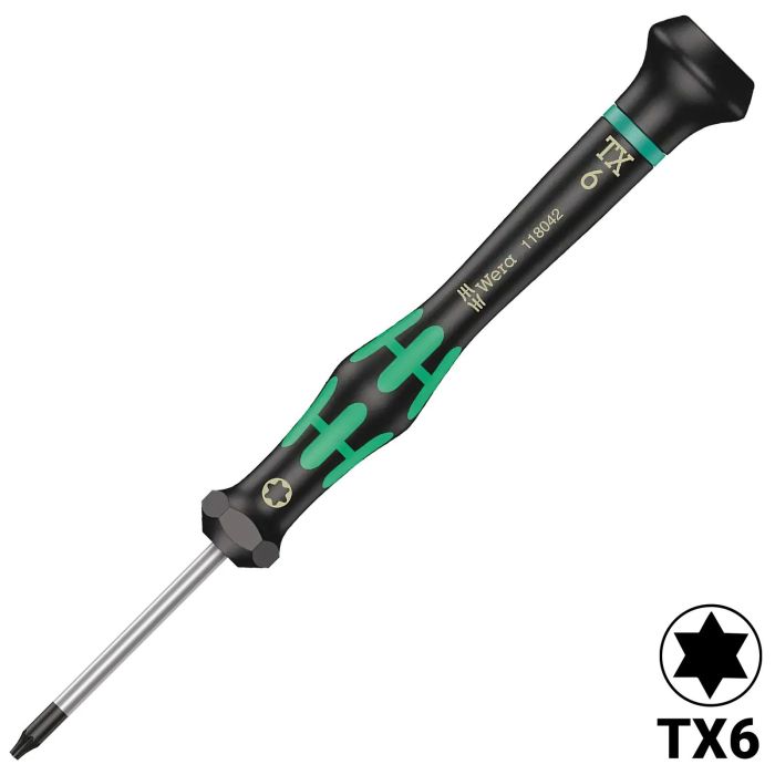 Wera Kraftform Micro Präzisions Torx-Schraubendreher TX6 X 40 mm (2067)