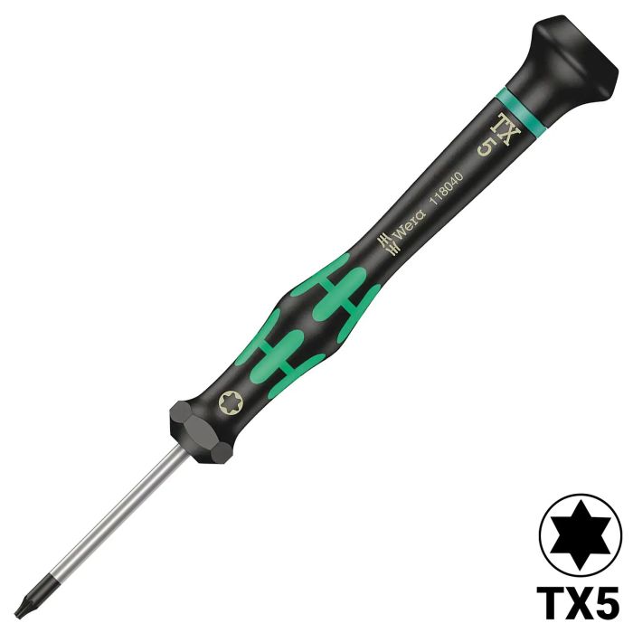 Wera Kraftform Micro Präzisions Torx-Schraubendreher TX5 X 40 mm (2067)