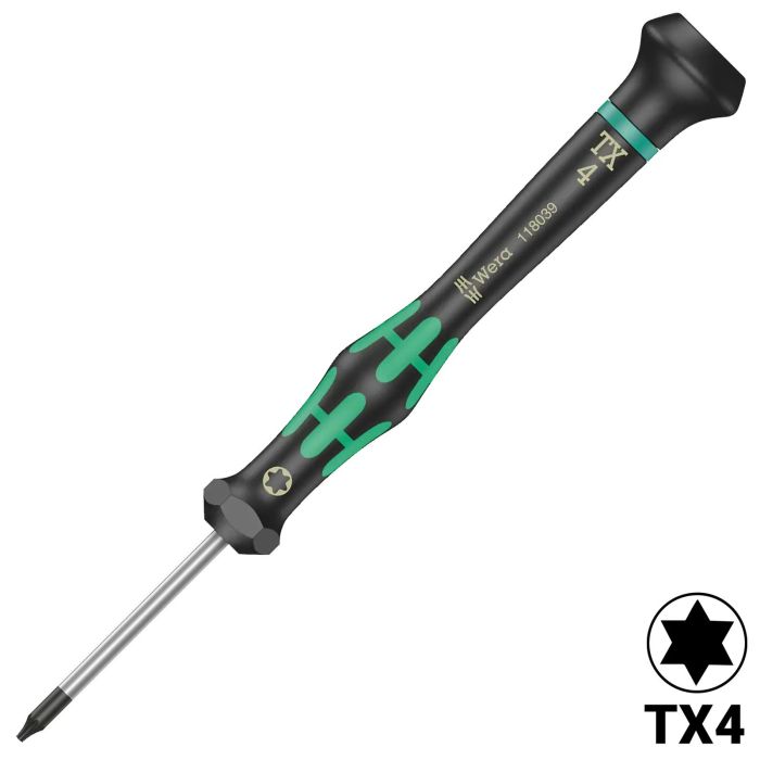 Wera Kraftform Micro Präzisions Torx-Schraubendreher TX4 X 40 mm (2067)