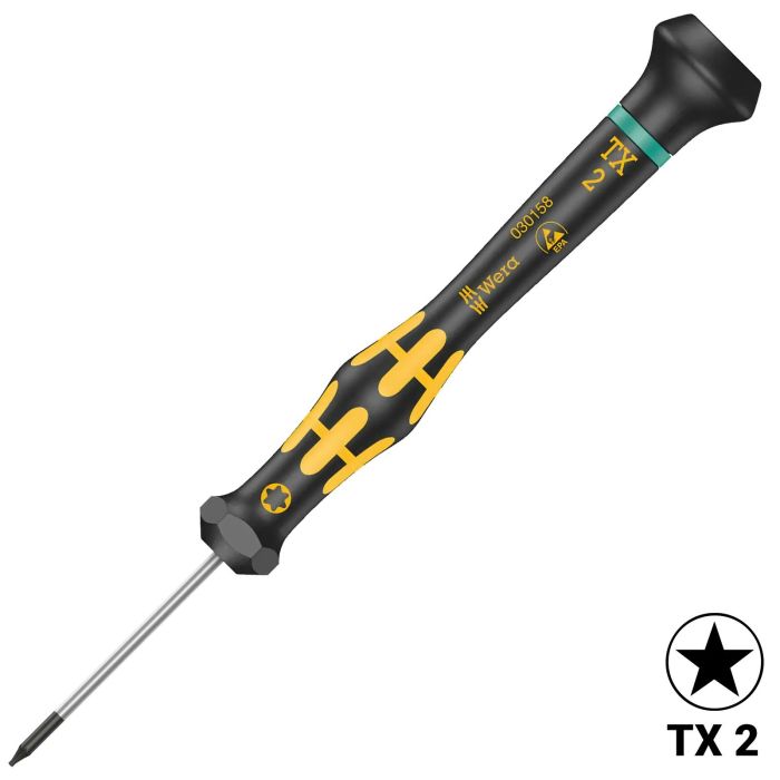 Wera Kraftform Micro ESD Torx-Schraubendreher TX 2 X 40 mm (1567)