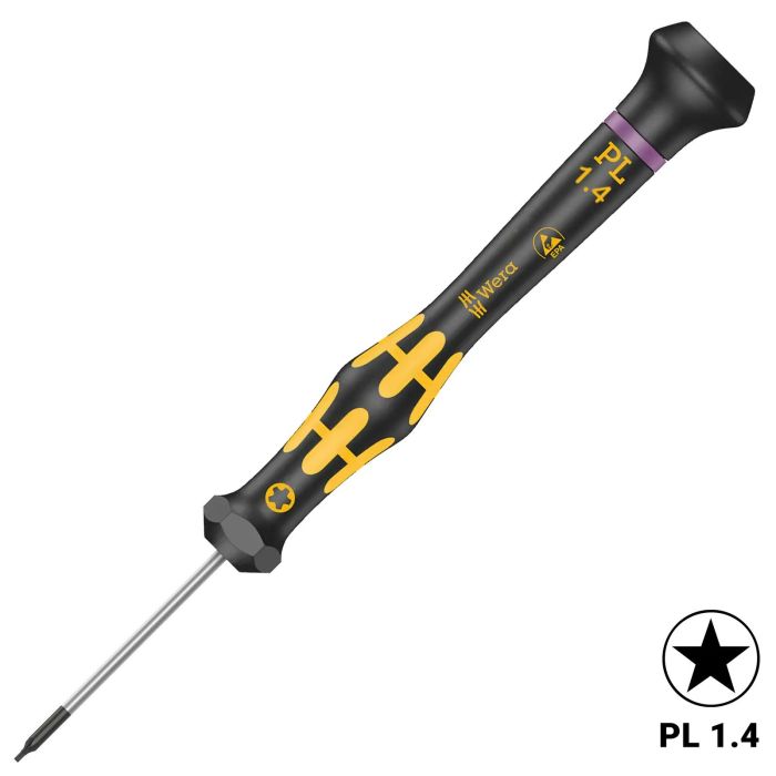 Wera Kraftform Micro ESD Pentalobe Schraubendreher PL 1.4 X 40 mm (1573)