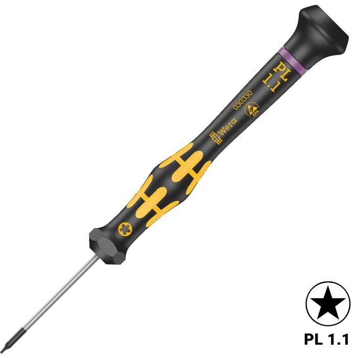 Wera Kraftform Micro ESD Pentalobe Schraubendreher PL 1.1 X 40 mm (1573)