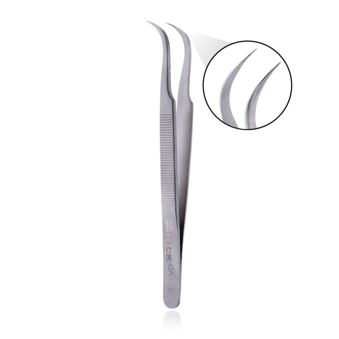 Quick Pinzette gebogene Spitze (QA-15)