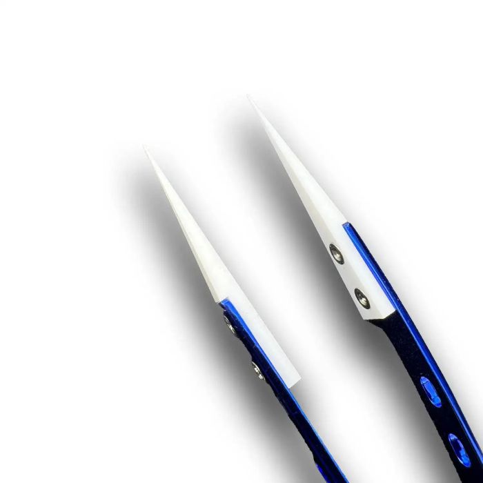 PolarTronix CT-01 Keramik-Pinzette gerade ESD-sicher mit ultrascharfer Spitze