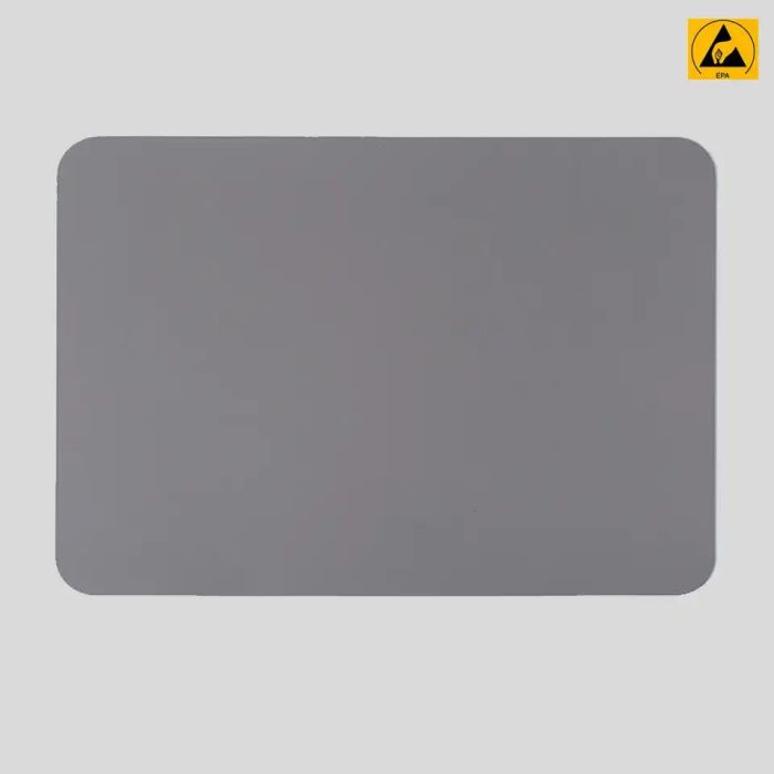 Premium ESD-Gummi-Tischset 400 x 300 mm (Grau)