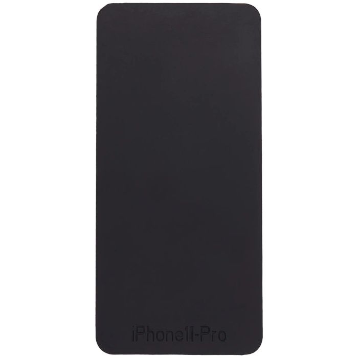 Schwarze Silikonmatte für iPhone 11 Pro